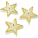 Three star-shaped candles, Red - 5188-08 - variant Gi 5188-08