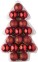 Set of 17 small plastic Christmas balls, Red - set-of-17-small-plastic-christmas-balls-red-5507-080-hd - variant 