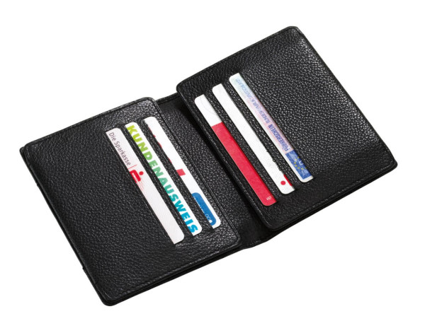 Genuine leather credit card wallet "Wall Street"