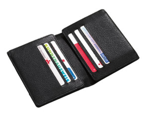 Genuine leather credit card wallet "Wall Street" - Reklamnepredmety