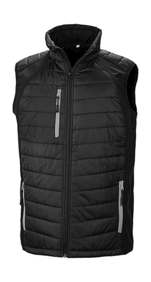 Black Compass Padded Softshell Gilet - Reklamnepredmety