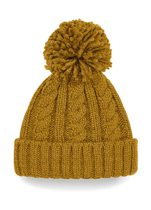 Cable Knit Melange Beanie - Reklamnepredmety