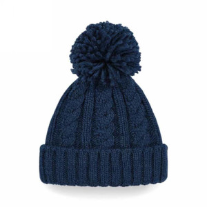 Cable Knit Melange Beanie - Reklamnepredmety