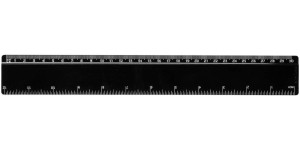Renzo plastic ruler 30 cm - Reklamnepredmety