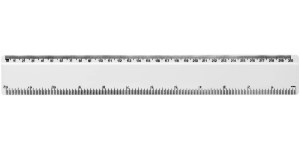 Renzo plastic ruler 30 cm - Reklamnepredmety