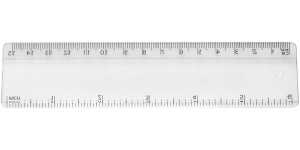 Plastic ruler 15 cm Renzo - Reklamnepredmety