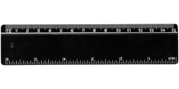 Plastic ruler 15 cm Renzo