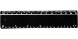 Plastic ruler 15 cm Renzo - Reklamnepredmety