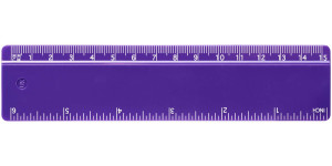 Plastic ruler 15 cm Renzo - Reklamnepredmety
