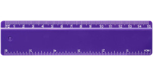 Plastic ruler 15 cm Renzo - Reklamnepredmety