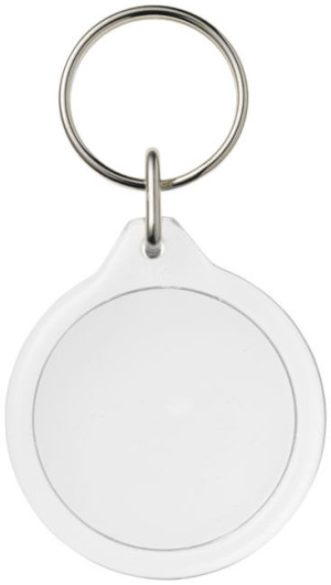 Round plastic key ring Orb - Reklamnepredmety