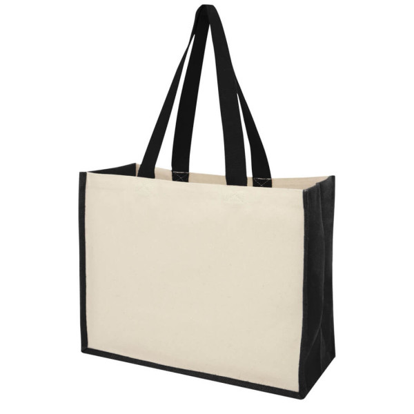 Canvas Jute Shopper - NAT