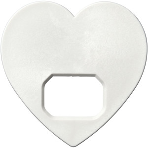 Amour heart shaped bottle opener