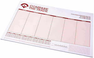 Desk-Mate® A3 notepad - Reklamnepredmety