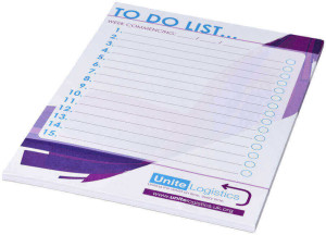 Desk-Mate® A5 notepad - Reklamnepredmety