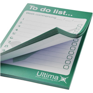 Desk-Mate® A6 Notepad - Reklamnepredmety