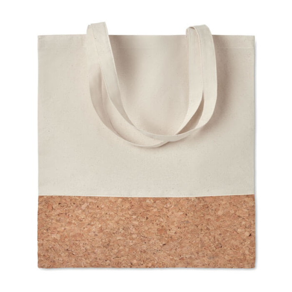Shopping bag with cork detail ILLA TOTE