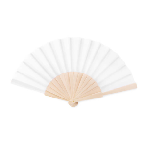 Manual hand fan FANNY WOOD - Reklamnepredmety