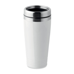 Double wall stainless steel travel cup RODEO COLOUR - Reklamnepredmety