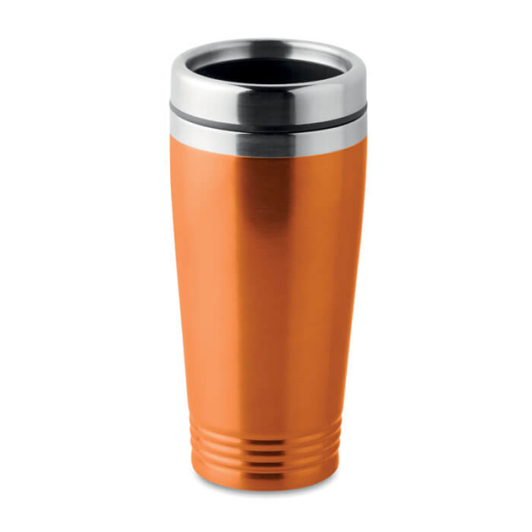 Double wall stainless steel travel cup RODEO COLOUR