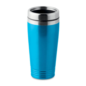 Double wall stainless steel travel cup RODEO COLOUR - Reklamnepredmety