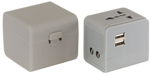 Travel adapter "Travel Mate" - Reklamnepredmety