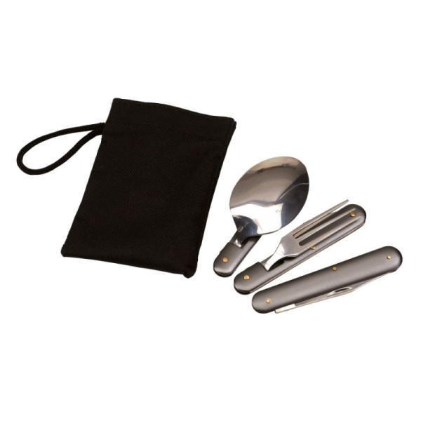 3 piece outdoor cutlery set "Camping"