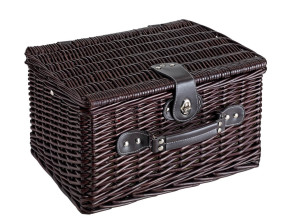 "Sunset Park" Wicker picnic basket - Reklamnepredmety