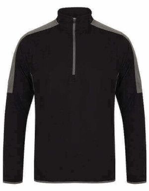 FH571 Adults` 1/4 Zip Midlayer with Contrast Panelling - Reklamnepredmety