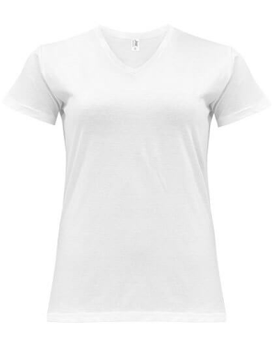JHK604 Curves T-Shirt V-Neck Lady - Reklamnepredmety