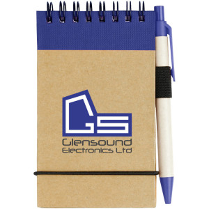 Zuse A7 recycled jotter notepad with pen - Reklamnepredmety