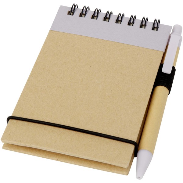 Zuse jotter with pen