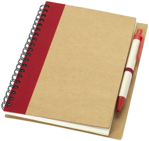 Priestly notebook with pen