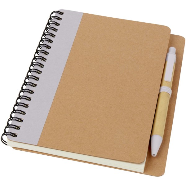 Priestly notebook with pen