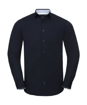 Men`s LS Tailored Contrast Ultimate Stretch Shirt - Reklamnepredmety