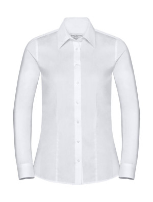 Ladies` LS Tailored Coolmax® Shirt - Reklamnepredmety