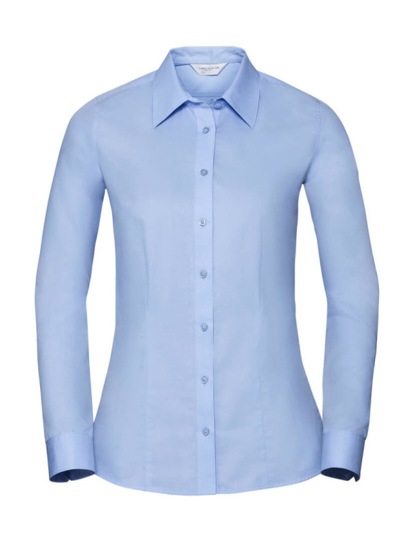 Ladies` LS Tailored Coolmax® Shirt