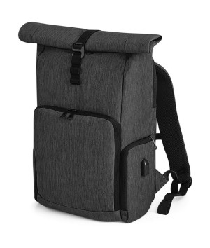 Q-Tech Charge Roll-Top Backpack - Reklamnepredmety