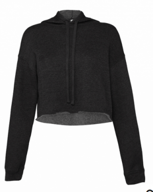 Women`s Cropped Fleece Hoodie - Reklamnepredmety