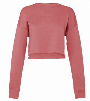 Women`s Cropped Crew Fleece - Reklamnepredmety