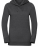Ladies` Authentic Melange Hooded Sweat - siva - variant