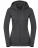 Ladies` Authentic Melange Zipped Hood Sweat - siva - variant