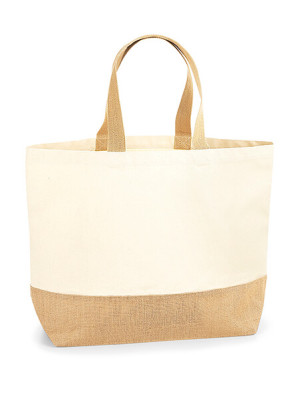 Jute Base Canvas Tote XL - Reklamnepredmety