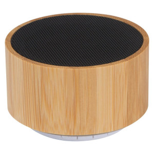Bluetooth speaker with bamboo coating - Reklamnepredmety