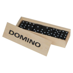 Dominos game in wood - Reklamnepredmety