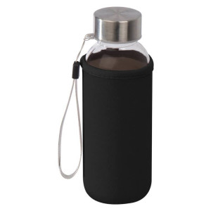 Drinking bottle with neoprene sleeve - Reklamnepredmety