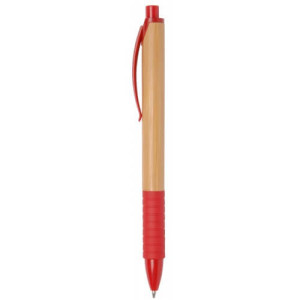 Ballpoint pen BAMBOO RUBBER - Reklamnepredmety