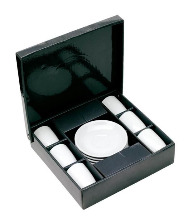 "Buongusto" 6 piece Espresso cup set