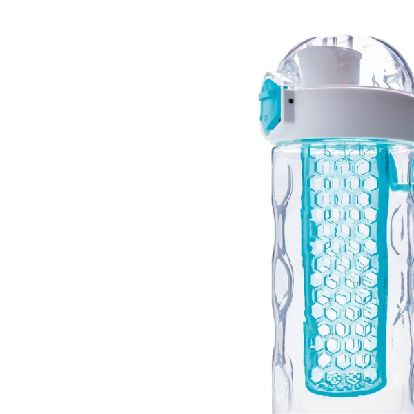 Honeycomb lockable leak proof infuser bottle