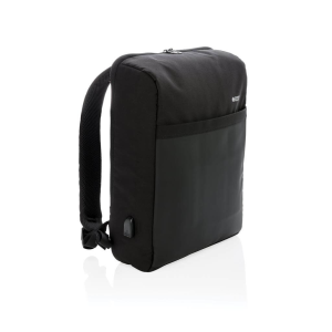 Swiss Peak 15" anti-theft RFID & USB backpack PVC free - Reklamnepredmety